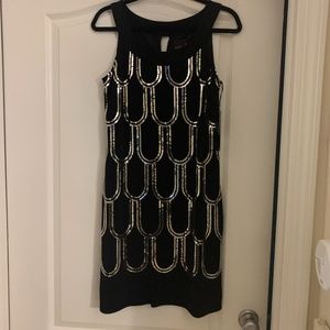 Black and Silver Party Dress
